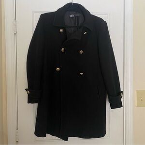 Women’s XL Zara Black Peacoat